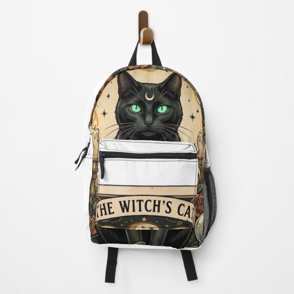 Item preview, Black Cat Energy Vintage Tarot Card Art Mystical Witch Cat Illustration designed and sold by urbinet.