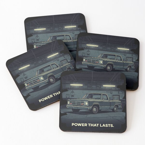 Item preview, Dodg D100 1972 pickup Slogan Power That Lasts 8 designed and sold by Neon G.