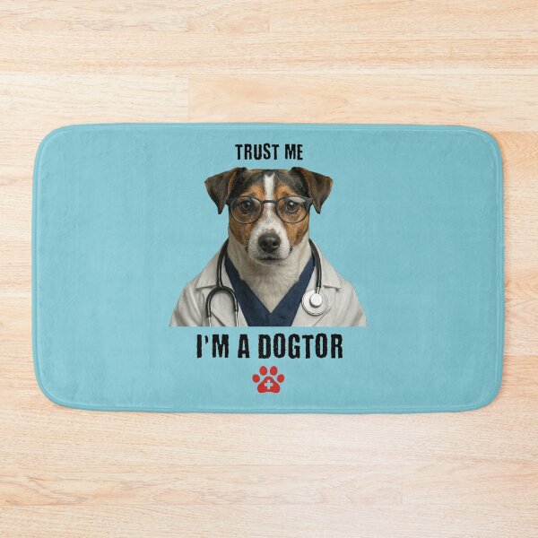 Item preview, Trust Me I'm A Dogtor Funny Jack Russell Dog Vet Pun designed and sold by d247.