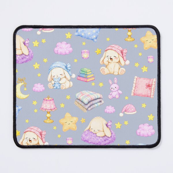 Item preview, Pastel Bunny Bedtime Pattern designed and sold by Aoei08.