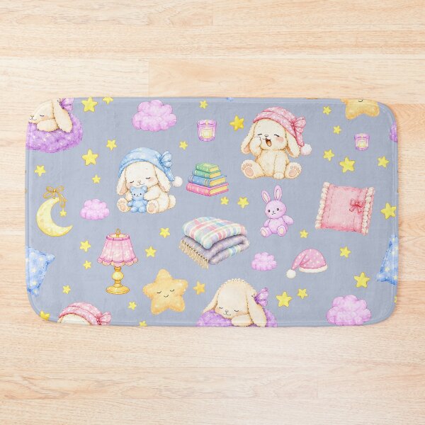 Item preview, Pastel Bunny Bedtime Pattern designed and sold by Aoei08.