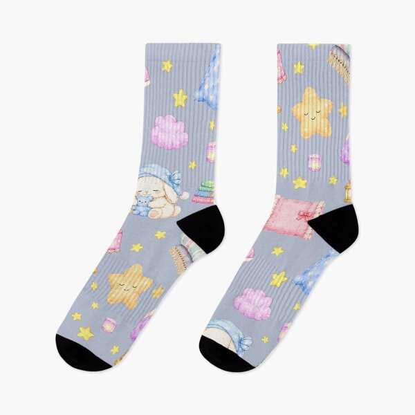 Item preview, Pastel Bunny Bedtime Pattern designed and sold by Aoei08.