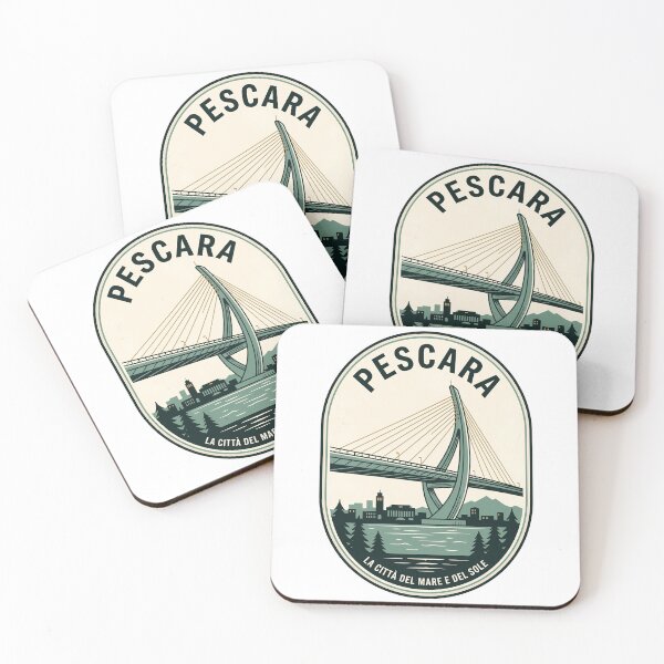 Item preview, Vintage Pescara Italy Travel Badge Ponte del Mare designed and sold by k3rstman1.