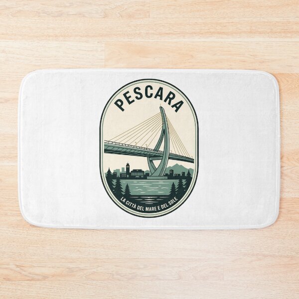 Item preview, Vintage Pescara Italy Travel Badge Ponte del Mare designed and sold by k3rstman1.