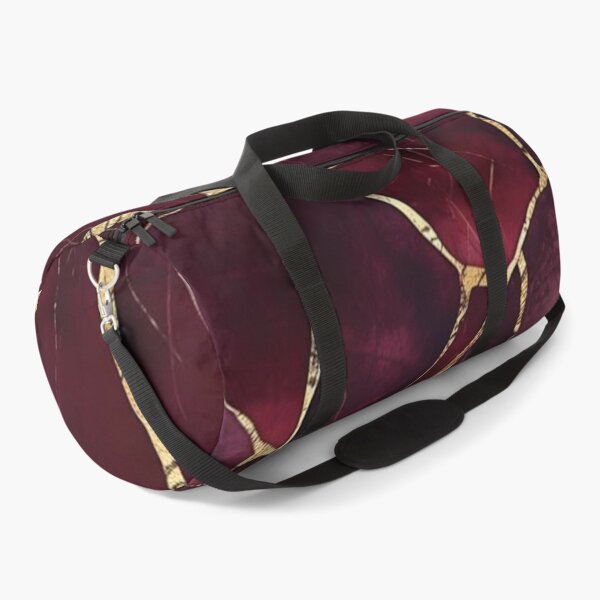 Item preview, Abstract Burgundy and Gold Marble Design designed and sold by ZedColors.