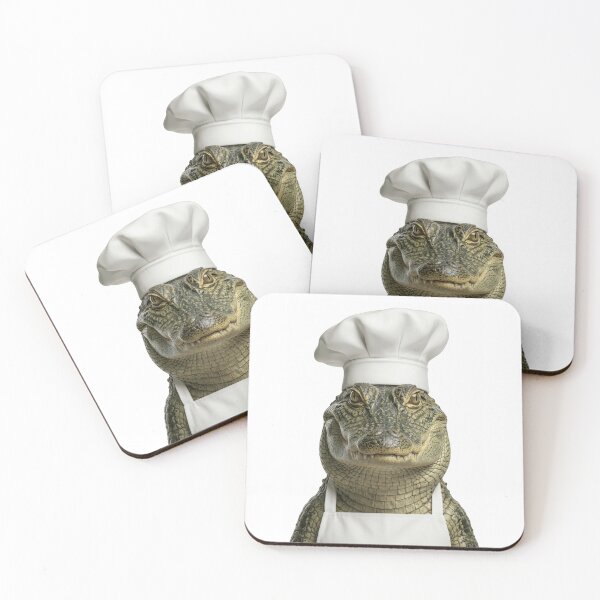 Item preview, Funny Alligator Chef Realistic Animal Cooking Humor Art designed and sold by LazyOwlStore.