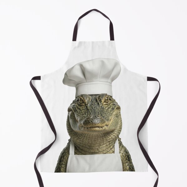 Item preview, Funny Alligator Chef Realistic Animal Cooking Humor Art designed and sold by LazyOwlStore.