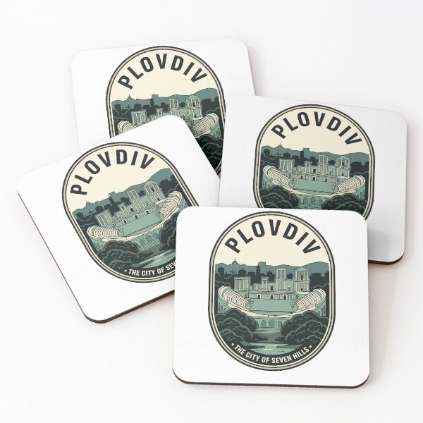 Item preview, Vintage Plovdiv Bulgaria Ancient Roman Theatre Badge designed and sold by k3rstman1.