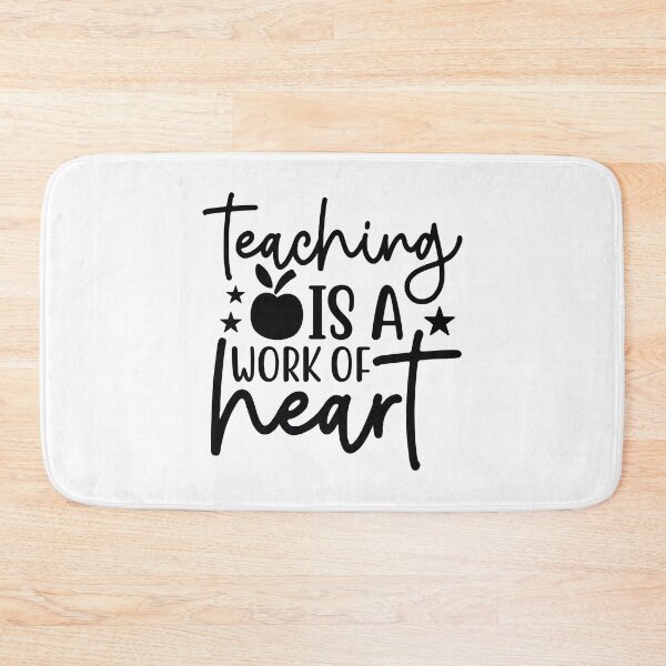 Item preview, Teaching Is A Work Of Heart - Inspirational School Mentor Gift designed and sold by FuzionRaptor.