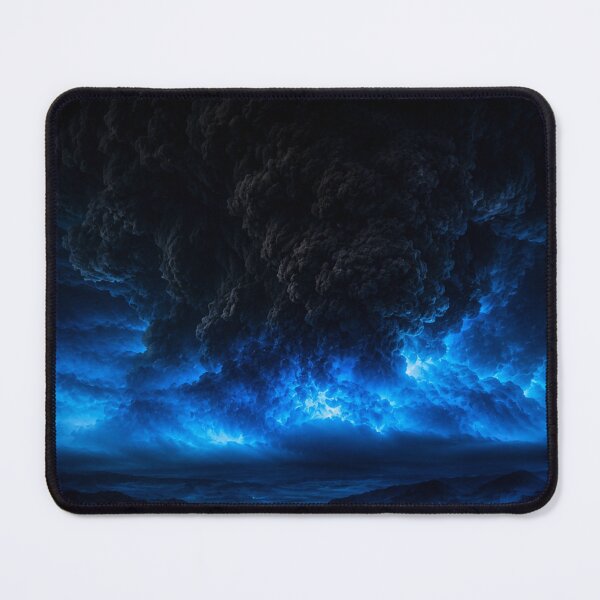 Item preview, Volcanic Dark Sky Blue Horizon Art designed and sold by irfanshikh.