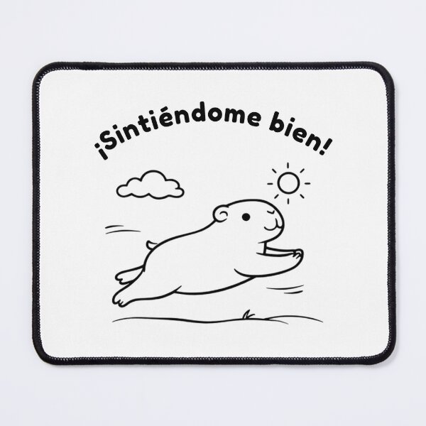 Item preview, Spanish Feeling Good Capibara – Cute Minimalist Design designed and sold by PAPIRO SIGLO XXI.