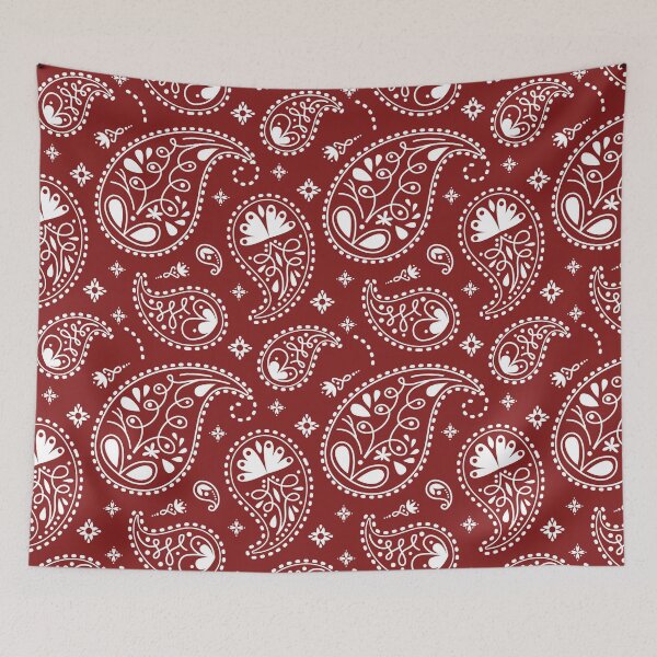 Item preview, Paisley Crip Bandana Design -  - Red designed and sold by angus77ok.