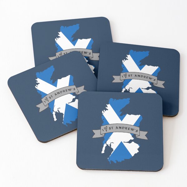 Item preview, I Love St Andrew's on a Scotland Map with Saltire Flag designed and sold by S-and-W-4ever.