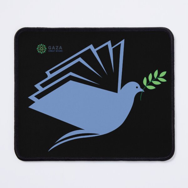 Item preview, Dove Book Peace, Light Blue - Gaza Great Minds Logo, UL designed and sold by Gaza Great Minds .