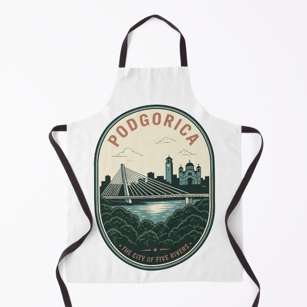 Item preview, Vintage Podgorica Montenegro Millennium Bridge Travel Badge designed and sold by k3rstman1.
