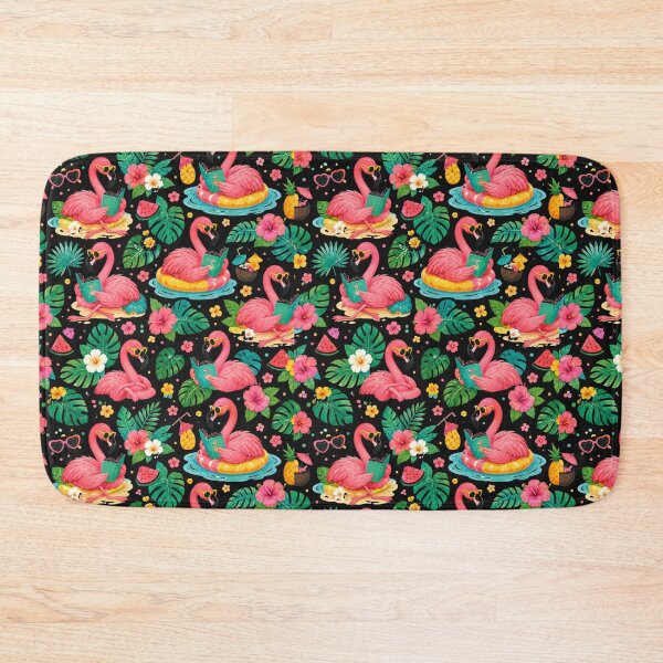 Item preview, Summer Flamingo Reading Pattern | Tropical Book Lover Design designed and sold by Mirosi-S.
