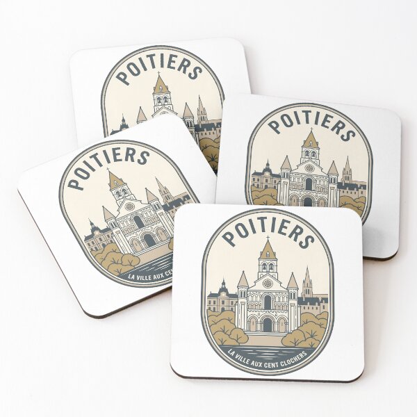 Item preview, Vintage Poitiers France City Travel Badge Emblem designed and sold by k3rstman1.