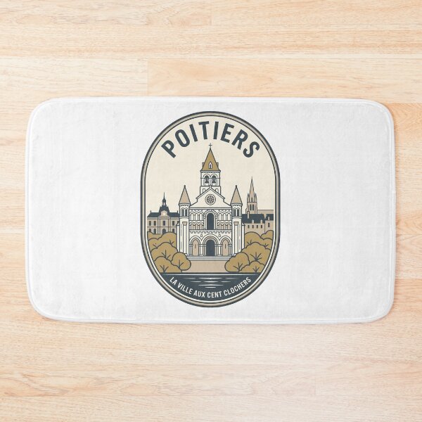 Item preview, Vintage Poitiers France City Travel Badge Emblem designed and sold by k3rstman1.