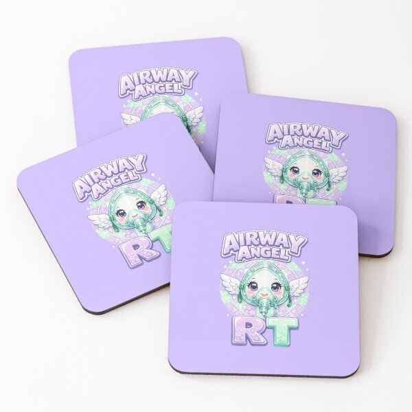 Item preview, Cute Kawaii Oxygen Mask Angel Respiratory Therapist Gift Design for Respiratory Care Week Nurse Life RT Pastel Aesthetic POD Art designed and sold by ClinicalHubs.