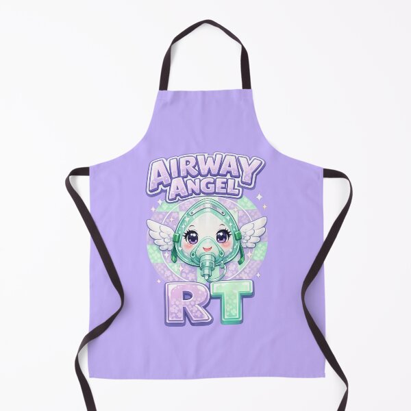 Item preview, Cute Kawaii Oxygen Mask Angel Respiratory Therapist Gift Design for Respiratory Care Week Nurse Life RT Pastel Aesthetic POD Art designed and sold by ClinicalHubs.