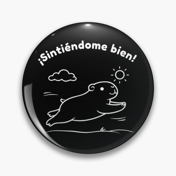 Item preview, Spanish Feeling Good Capibara  – Cute Minimalist Design designed and sold by PAPIRO SIGLO XXI.