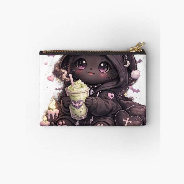 Item preview, Gothic Kawaii Cat With Boba designed and sold by neonvael.