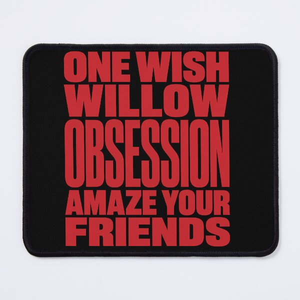 Item preview, One Wish Willow Obsession | Dark Aesthetic Fantasy Quote Design designed and sold by ArcaneArtistry.