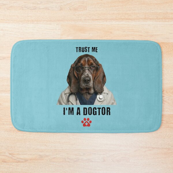 Item preview, Trust Me I'm A Dogtor Funny Basset Hound Vet Canine designed and sold by d247.