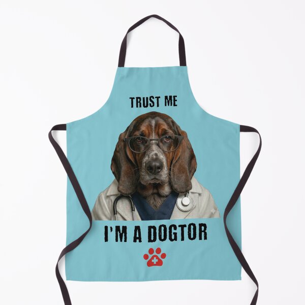 Item preview, Trust Me I'm A Dogtor Funny Basset Hound Vet Canine designed and sold by d247.