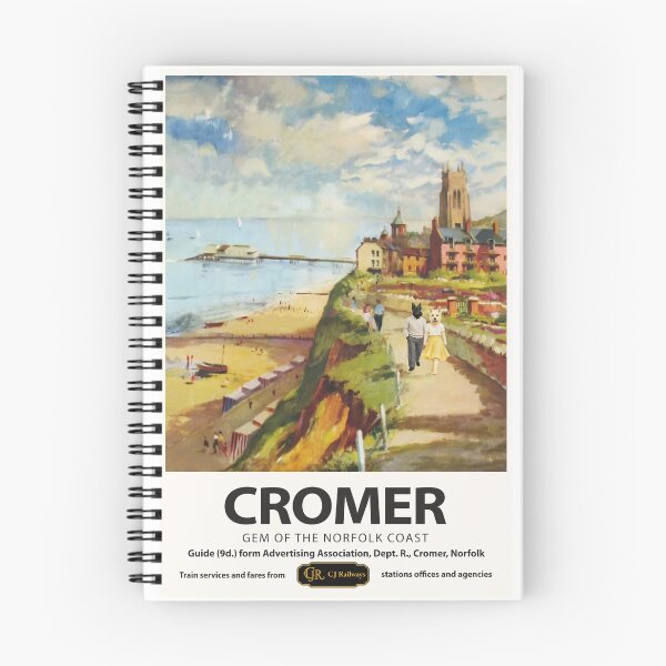 Item preview, Cromer Coastal Railway Travel Poster designed and sold by CJChronicles.