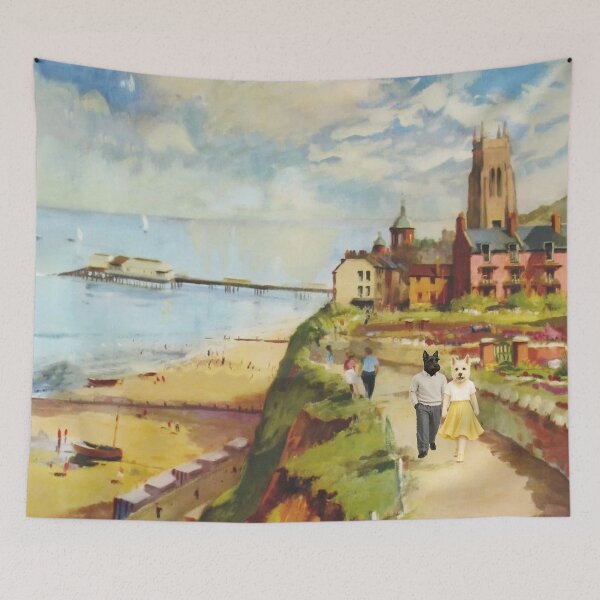 Item preview, Cromer Coastal Railway Travel Poster designed and sold by CJChronicles.