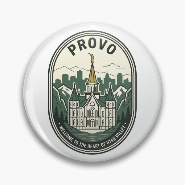 Item preview, Vintage Provo Utah City Center Temple Emblem designed and sold by k3rstman1.