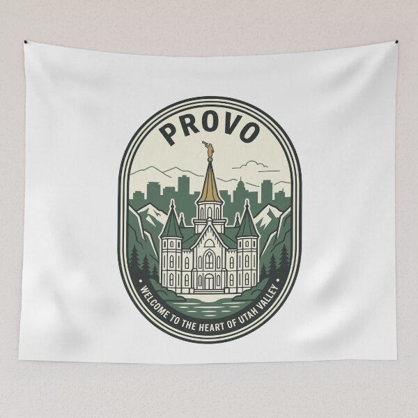 Item preview, Vintage Provo Utah City Center Temple Emblem designed and sold by k3rstman1.