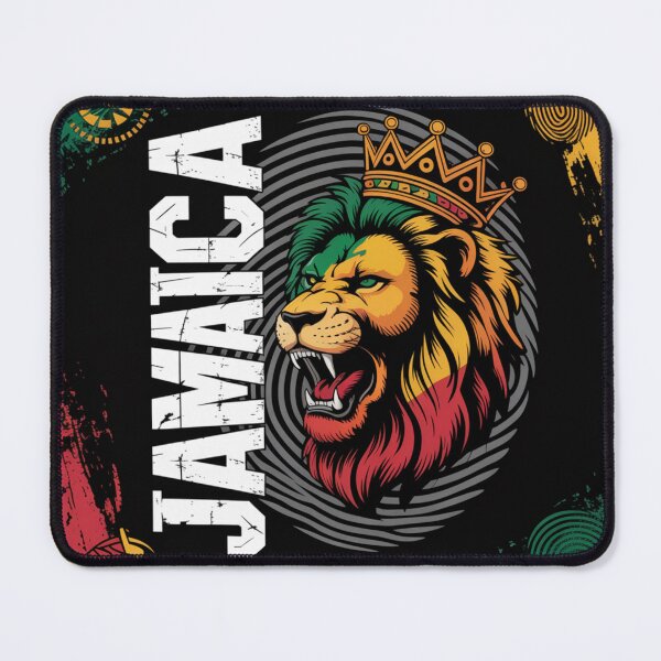 Item preview, Jamaica Rasta Lion King T-Shirt | Crowned Lion of Judah Reggae Graphic designed and sold by Snark & Spark.