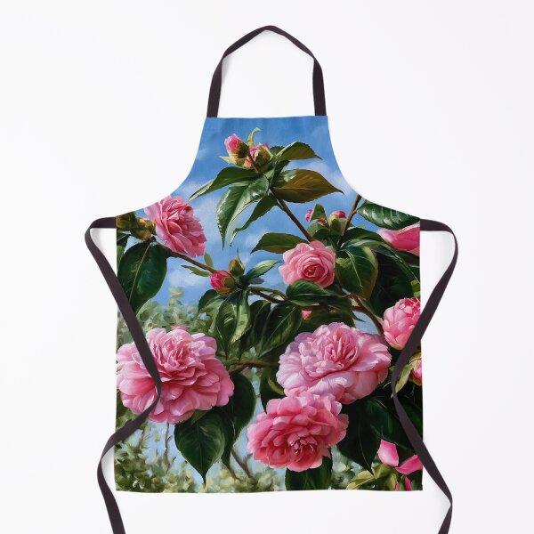 Item preview, Monet Camellia Garden – Romantic Impressionist Floral Art designed and sold by VelvetThornsArt.