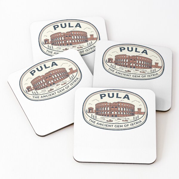 Item preview, Pula Istria Croatia Ancient Roman Amphitheatre Badge designed and sold by k3rstman1.