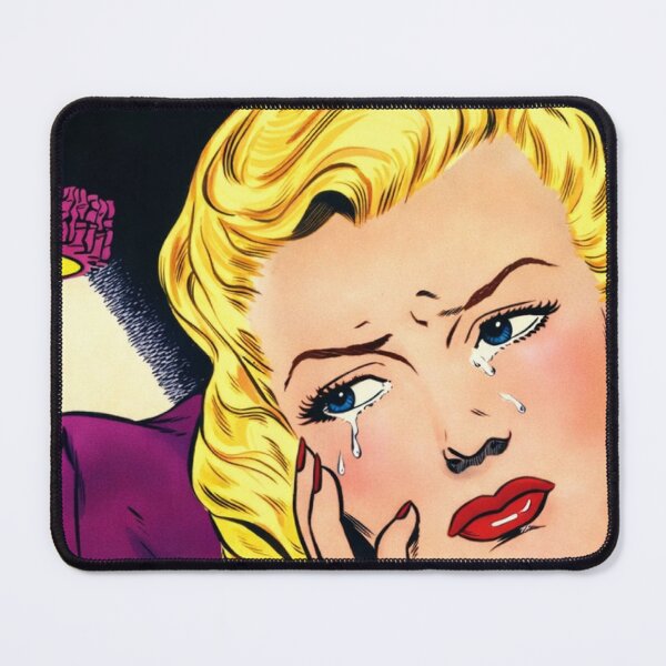 Item preview, Vintage Forlorn Romance Illustration – Classic 50s Soap‑Opera Comic Art designed and sold by Analog Aura .