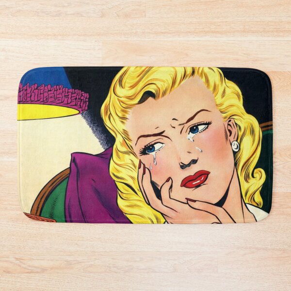 Item preview, Vintage Forlorn Romance Illustration – Classic 50s Soap‑Opera Comic Art designed and sold by Analog Aura .