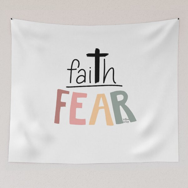Item preview, Faith over Fear designed and sold by Willow & Grace Designs.