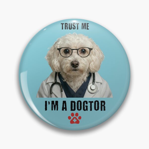 Item preview, Trust Me I'm A Dogtor Funny Veterinarian Dog designed and sold by d247.
