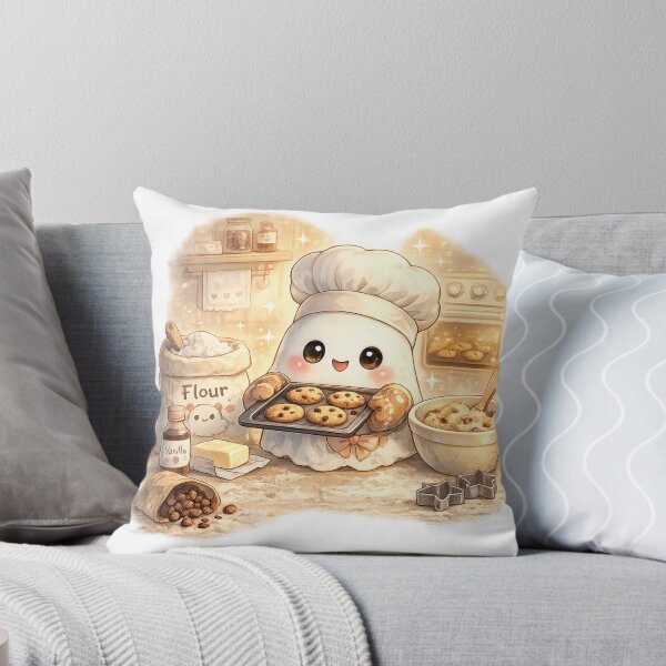 Item preview, Cute Ghost Baker With Cookies designed and sold by neonvael.