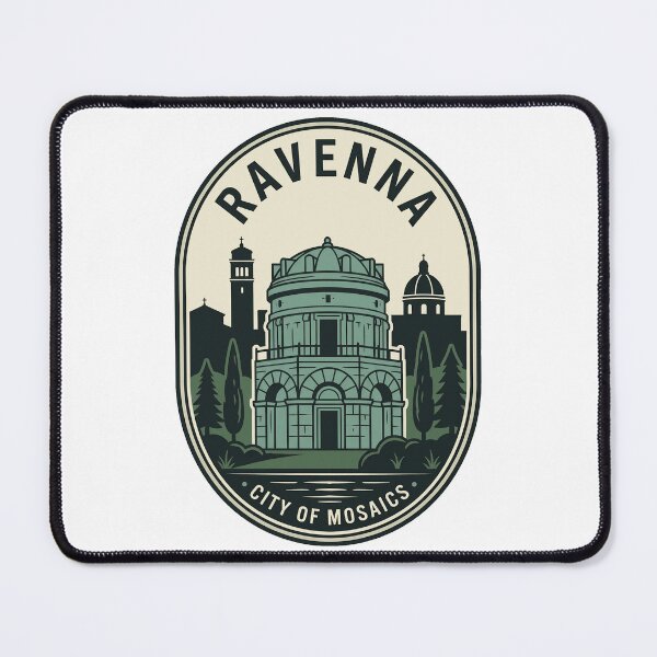 Item preview, Vintage Ravenna Italy City of Mosaics Badge designed and sold by k3rstman1.