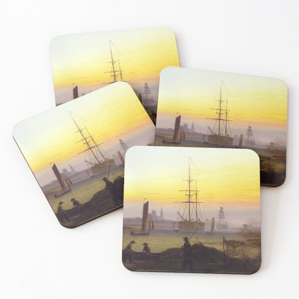 Item preview, The port of Greifswald. Caspar David Friedrich designed and sold by likiska.