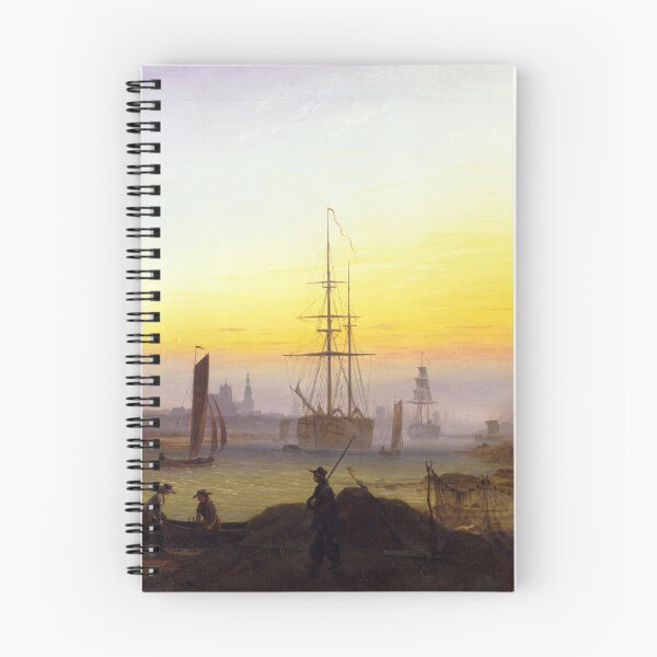 Item preview, The port of Greifswald. Caspar David Friedrich designed and sold by likiska.