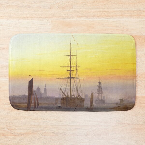 Item preview, The port of Greifswald. Caspar David Friedrich designed and sold by likiska.