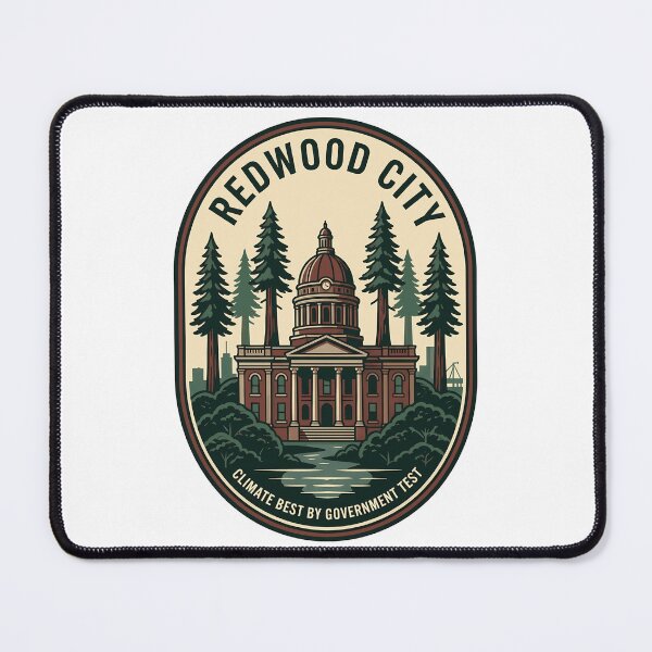 Item preview, Vintage Redwood City California Travel Badge designed and sold by k3rstman1.