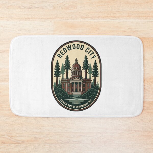 Item preview, Vintage Redwood City California Travel Badge designed and sold by k3rstman1.