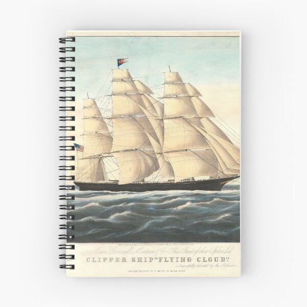 Item preview, Flying Cloud Clipper Ship | Nautical Art designed and sold by GammaRay.