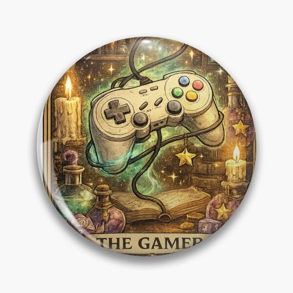 Item preview, The Gamer Tarot Card designed and sold by neonvael.