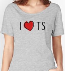 I Heart TS T Shirt Women's Relaxed Fit T-Shirt